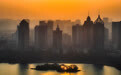 广西南宁：南湖夕照 美如画卷