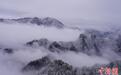 雪景迷人 陕甘川交界处的天然“水墨画”