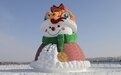 哈尔滨大雪人再上新，带领“雪人军团”登场