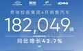 新能源车势头猛：奇瑞汽车4月销量公布，再超18万辆