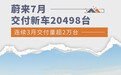 奇瑞集团7月销量19.6万辆 新能源销量超4.5万辆
