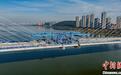 湖南长沙兴联路大通道跨湘江主桥合龙
