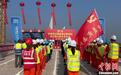 广西钦州北过境线公路钦江特大桥顺利合龙