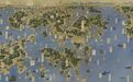 小宁手绘仿古香港、深圳地区地图《新安内洋水陆风物图》