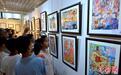 第十一届榕台中小学生书画交流展启幕