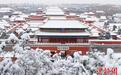 北京雪后银装素裹