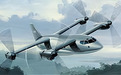 V-22“鱼鹰”运输机的大哥，贝尔-波音V-44四旋翼大型运输机