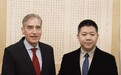 罗马尼亚前总理彼得·罗曼拜访著名文化学者廖彬宇