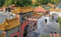 明清古建筑群南京朝天宫外墙出新施工忙