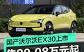 国产沃尔沃EX30正式上市 售价20.08万元起