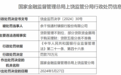余干恒通村镇银行股份有限公司因贷款五级分类不准确被罚70万元