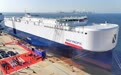 满足国际海运安全新规的汽车运输船在山东完工(2)#