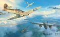 航空画和它讲述的故事，一组二战时期的航空美术作品欣赏
