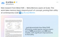 Meta开源“记忆层”，重塑Transformer架构大模型