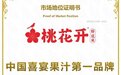 市场地位声明：桃花开，中国喜宴果汁第一品牌