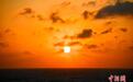 福建海上日落美如画