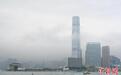 香港维多利亚港雾气缭绕