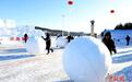 -30℃难挡热情 游客在漠河体验北极年味和民俗魅力