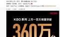 小米REDMI K80系列手机上市一百天，累计销量突破360万台
