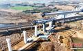 沪宁合高铁跨京沪高铁特大桥T构转体梁主体浇筑完成