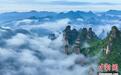 张家界武陵源“邂逅”峰林云海奇观