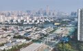 江苏无锡：312国道改扩建工程架梁忙(2)