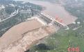 河南三门峡水利枢纽应对2025年黄河第1号洪水