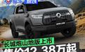长城炮山地版上市 售价12.38万元起