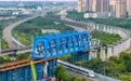 新建沪宁合高铁千吨钢桁梁顺利跨越沪蓉铁路(5)#