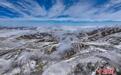 青海达日：雪后云海山峦宛若水墨画卷