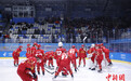 亚冬会男子冰球：中国队憾负韩国队无缘领奖台