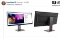 联想 ThinkVision P40WD-40 显示器曝光：40 英寸曲面带鱼屏