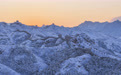 金山岭长城雪景如画