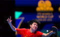 乒乓球——世界杯男单小组赛：黄友政不敌张本智和