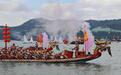 首届海峡两岸民俗文体汇乙巳端午海上龙舟汇演在汕尾举行