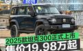 2025款坦克300正式上市 售价19.98万元起