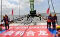 漳汕高铁东山跨海特大桥栈桥合龙