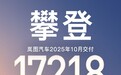 岚图汽车 10 月交付 17218 辆