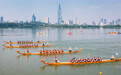 端午将至 龙舟下水