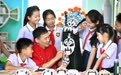 石家庄：京剧脸谱制作技艺进校园#
