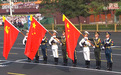 仪仗方队3名擎旗手都是90后 