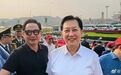 唐国强与刘劲同框
