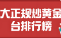 国内炒黄金交易平台排名TOP10新鲜出炉 宝富金业多重优势领先