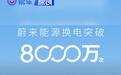 蔚来换电突破8000万次 7月日均换电约9.7万次