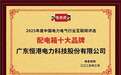 榜单揭晓！广东恒港电力斩获“配电箱、电能计量箱十大品牌”双项大奖
