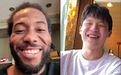 杨瀚森连线小卡！搞笑教他说中文垃圾话 相约在中国一起练球