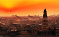 山西运城：古城夕阳美
