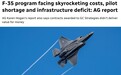 加拿大审计报告：F-35战机采购成本暴涨近五成