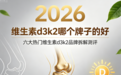 维生素d3k2哪个牌子的好？2026年六大热门维生素d3k2品牌拆解测评，弄懂钙入骨关键配比逻辑