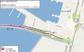 配合行車天橋橋面箱樑吊裝施工 澳門大橋電單車專道氹仔出口臨時封閉交通